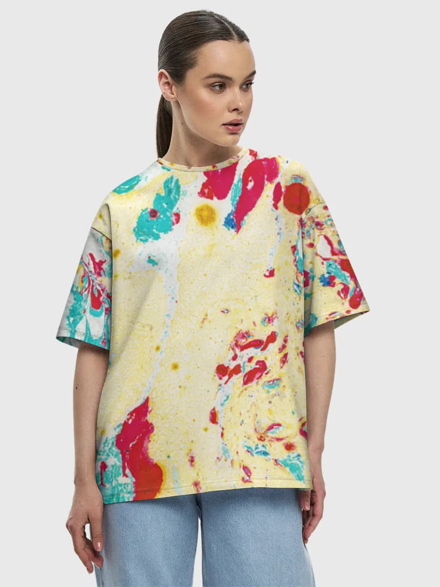 Women's oversized cotton T-shirt