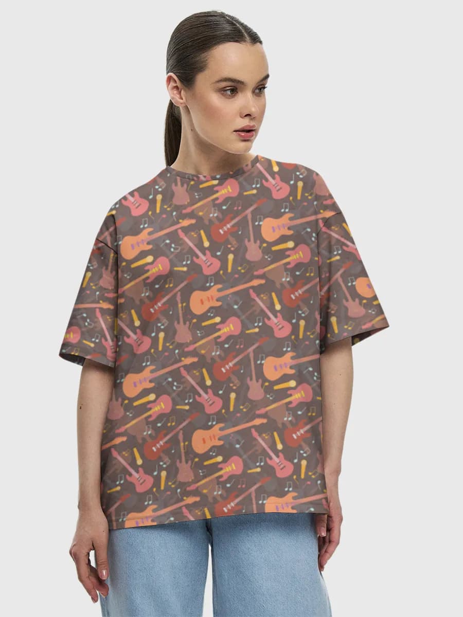 Women's oversized cotton T-shirt