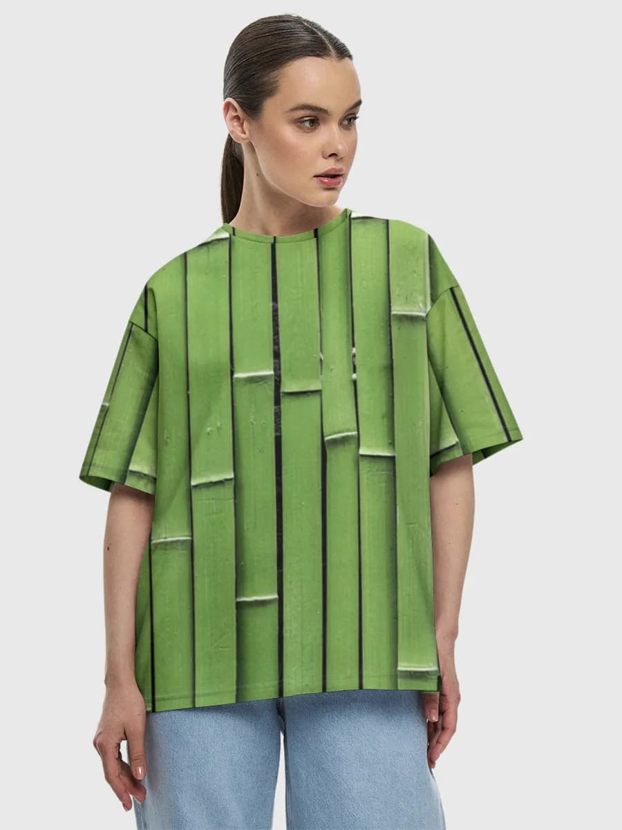 Women's oversized cotton T-shirt