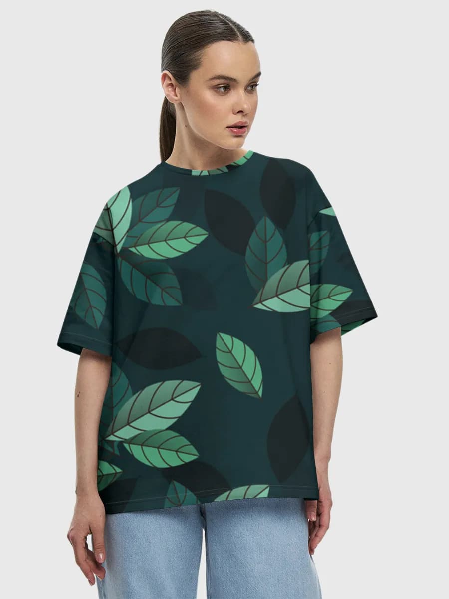 Women's oversized cotton T-shirt