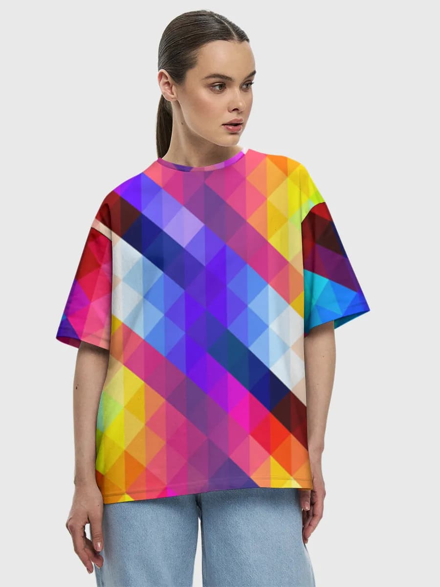 Women's oversized cotton T-shirt