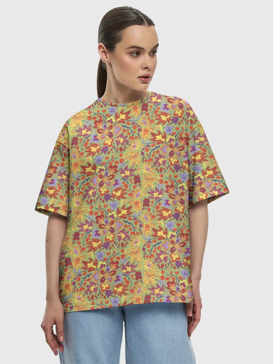 Women's oversized cotton T-shirt
