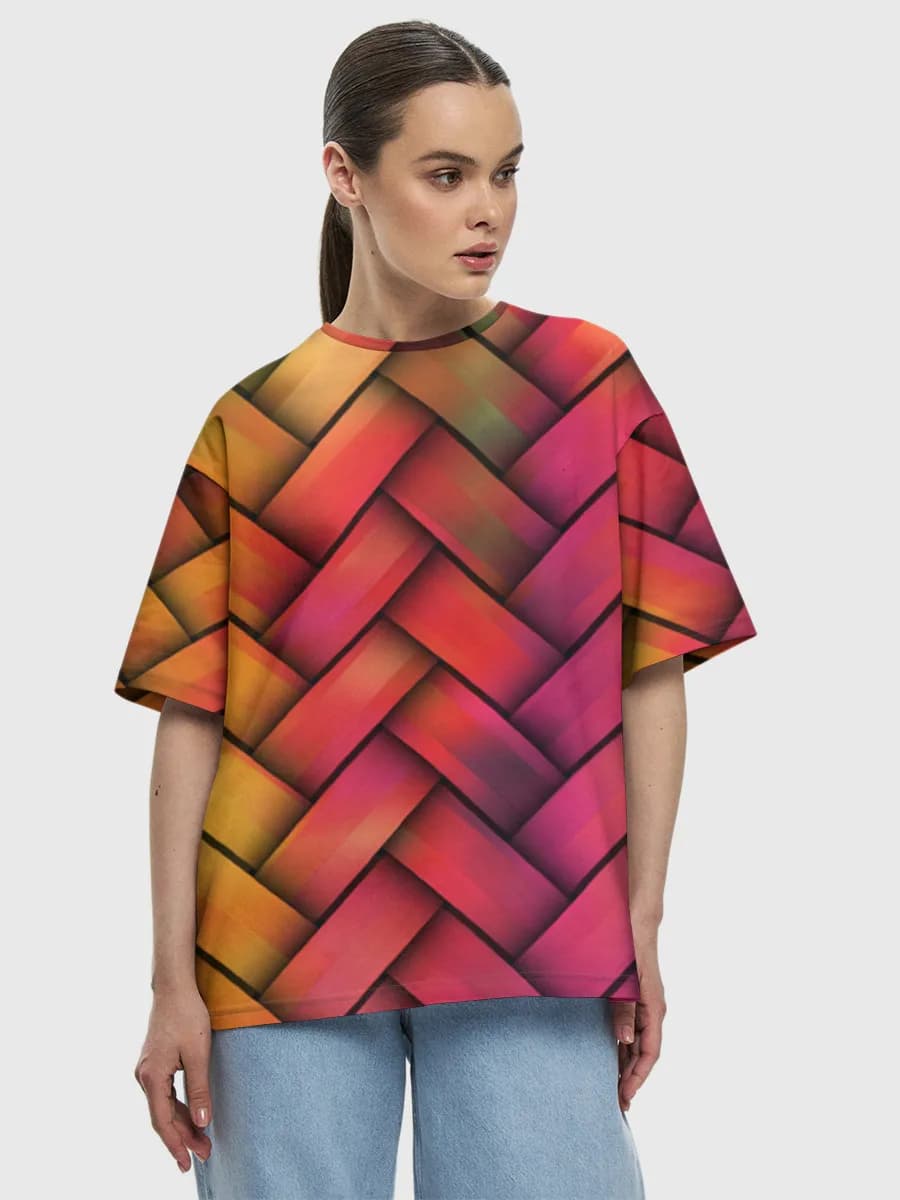 Women's oversized cotton T-shirt
