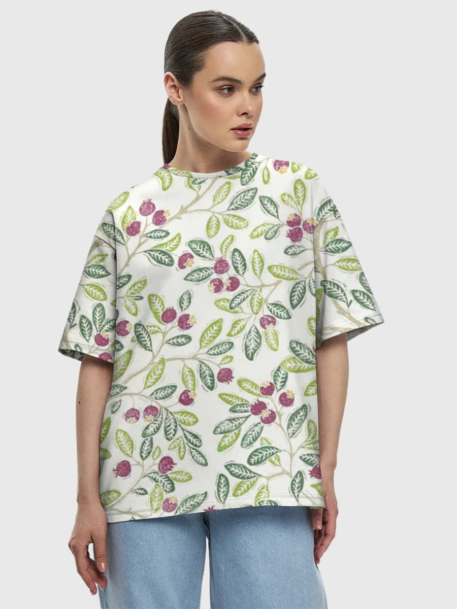 Women's oversized cotton T-shirt