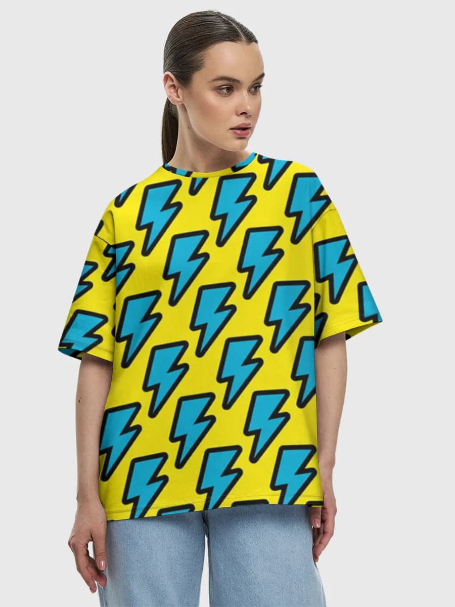 Women's oversized cotton T-shirt