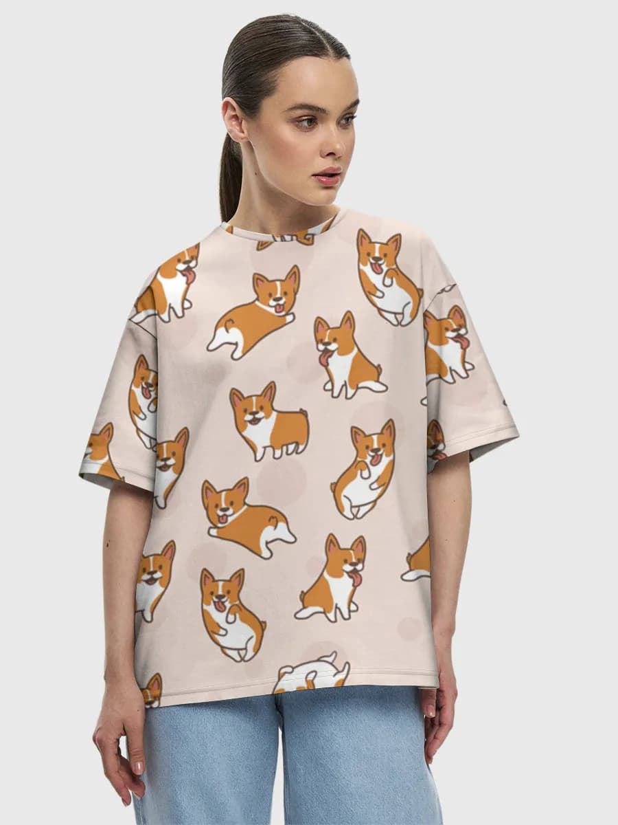 Women's oversized cotton T-shirt