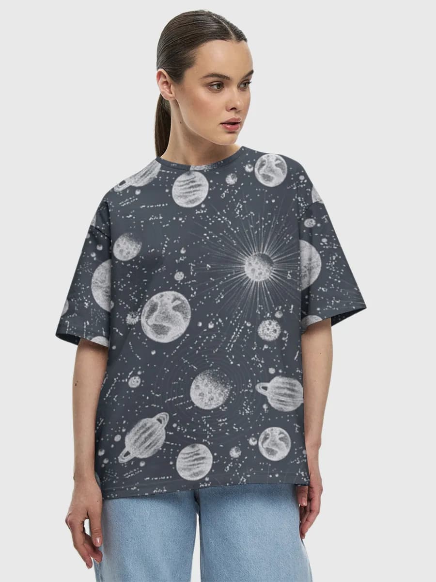 Women's oversized cotton T-shirt