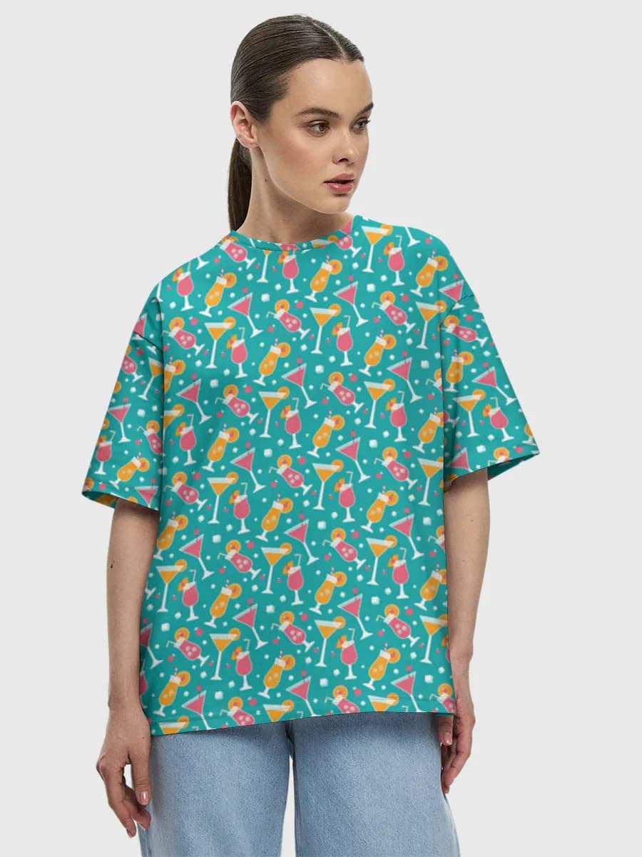 Women's oversized cotton T-shirt