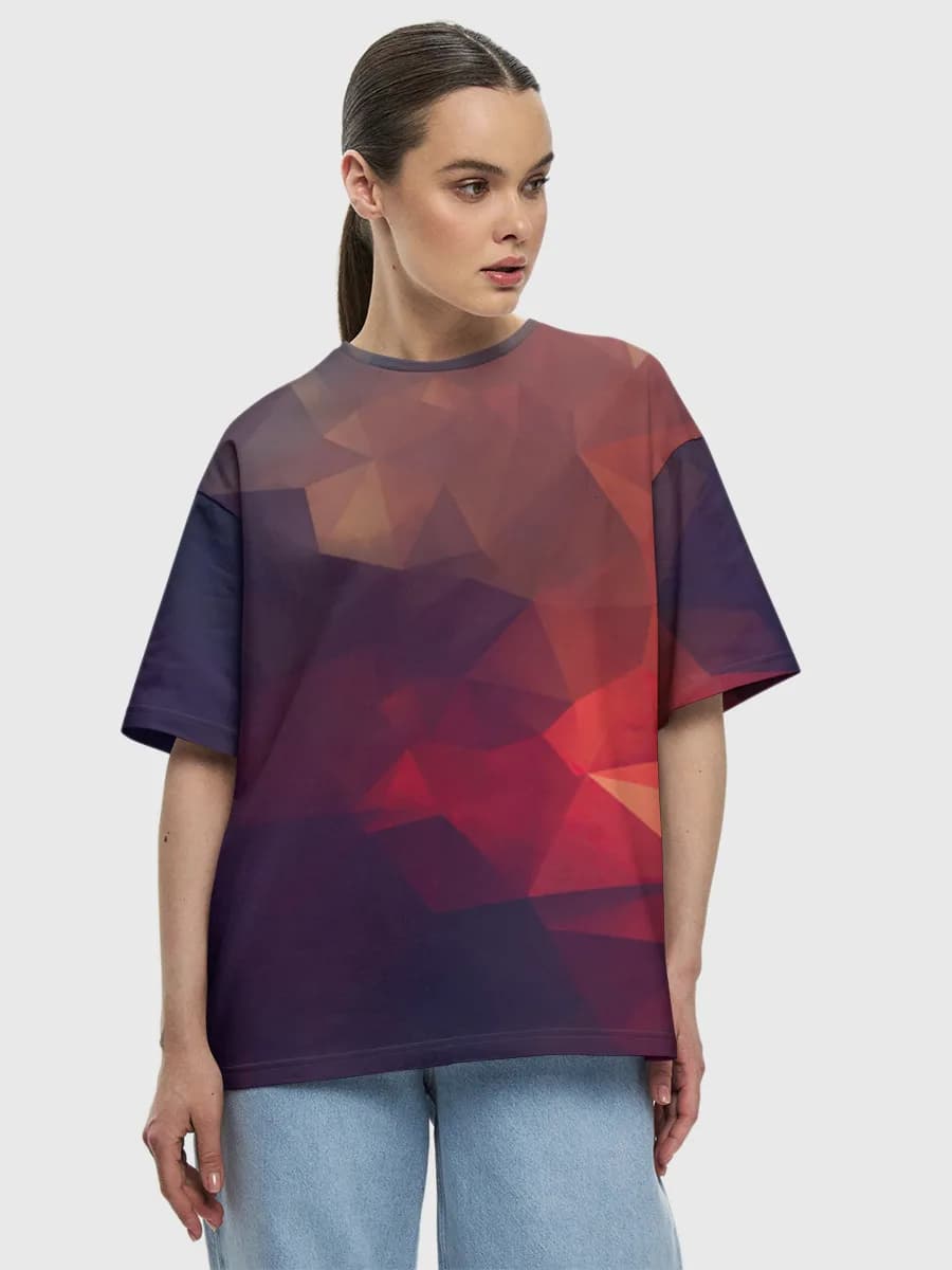 Women's oversized cotton T-shirt