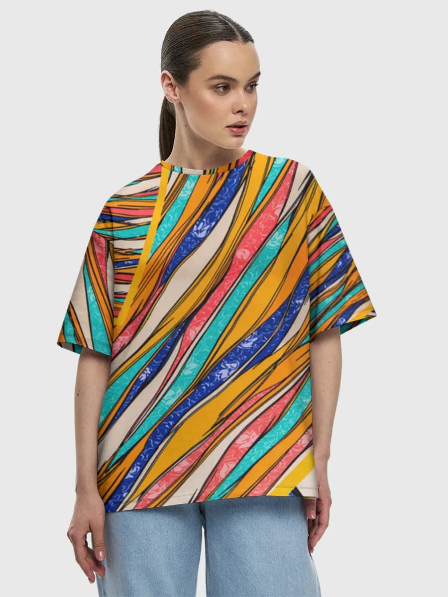 Women's oversized cotton T-shirt