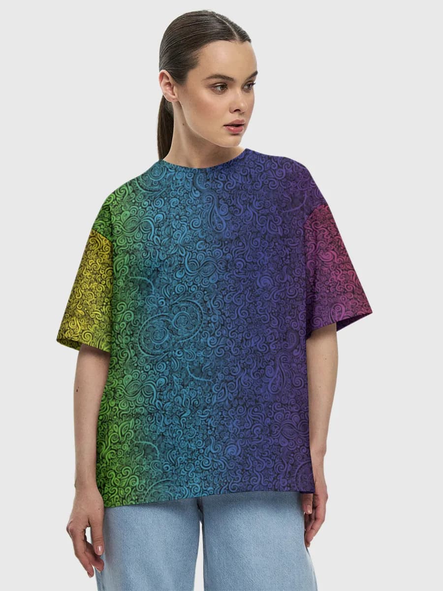 Women's oversized cotton T-shirt