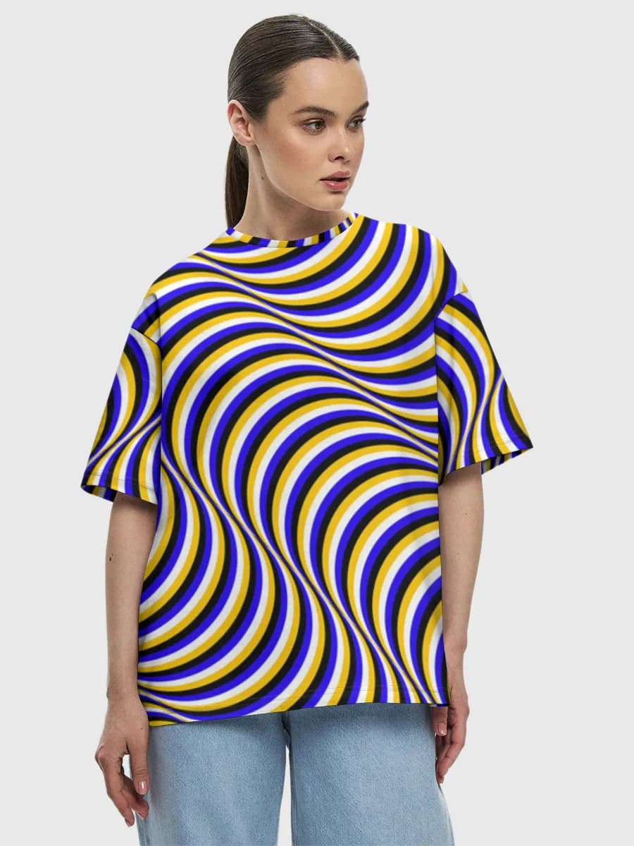 Women's oversized cotton T-shirt