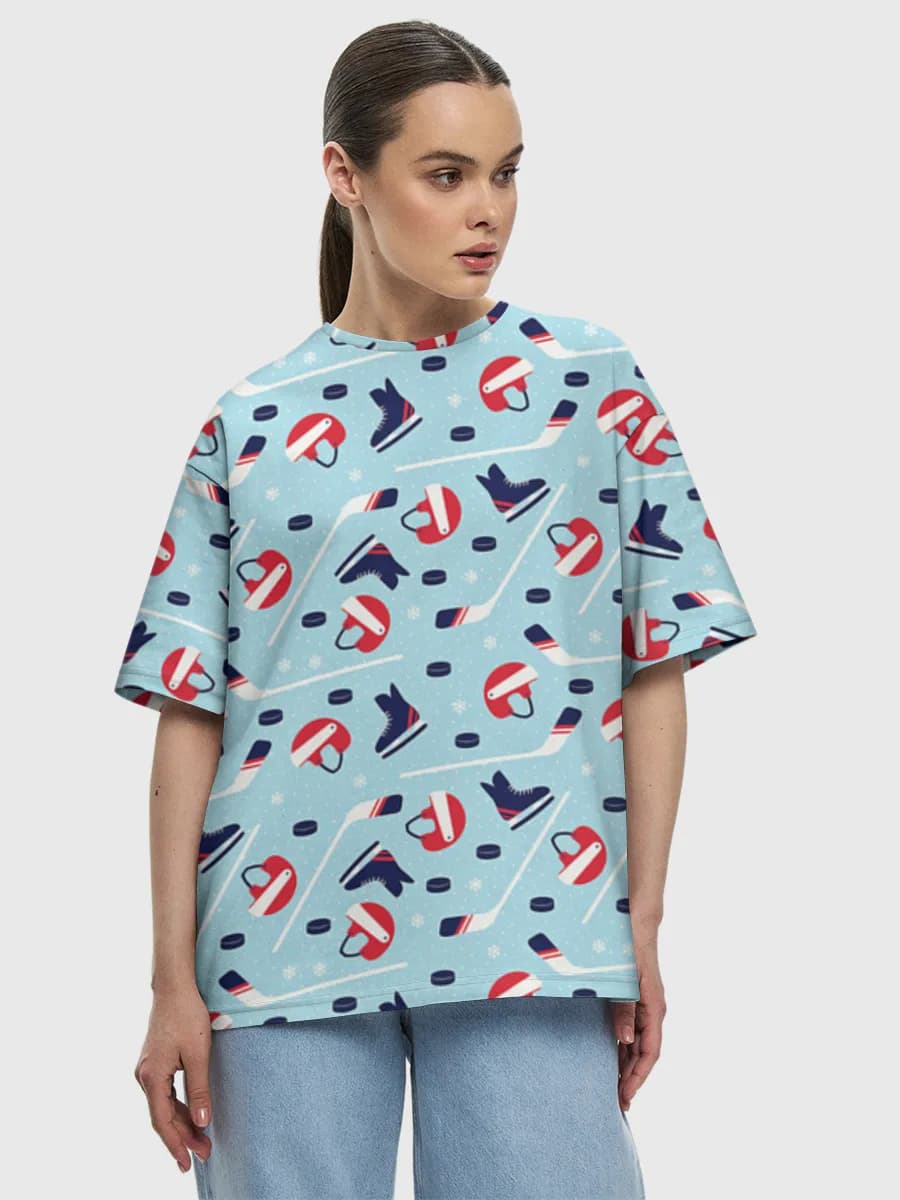 Women's oversized cotton T-shirt