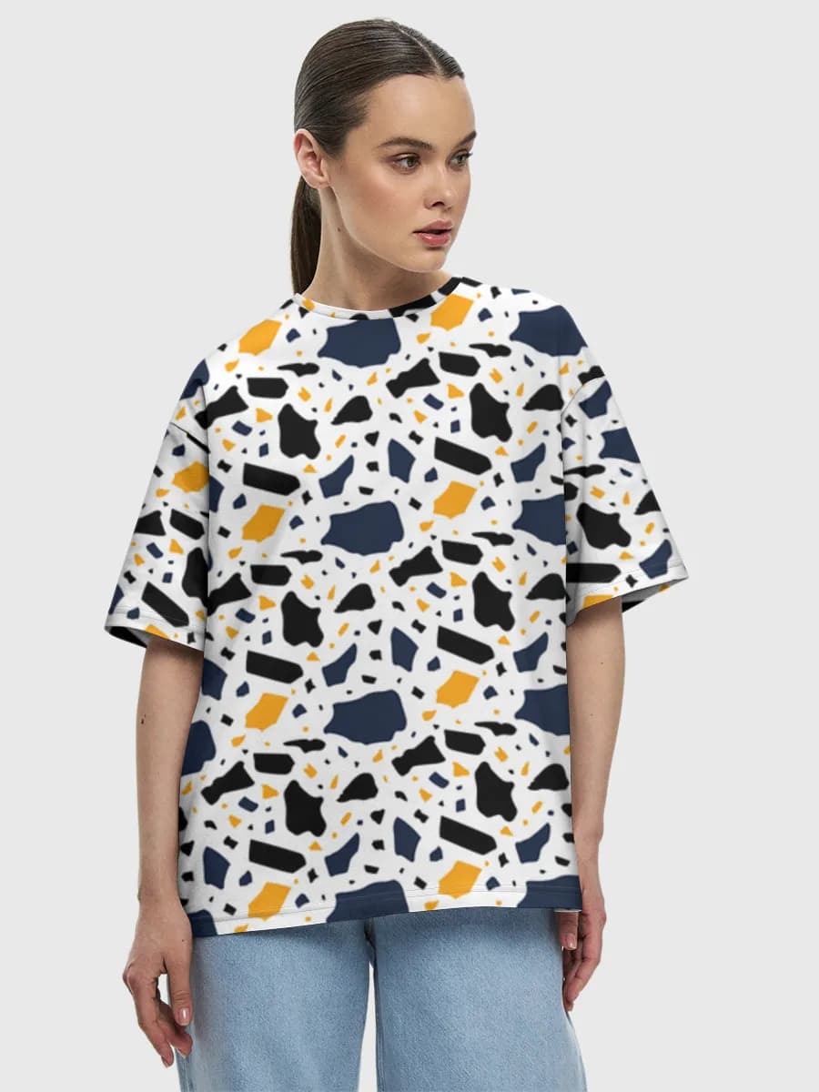 Women's oversized cotton T-shirt