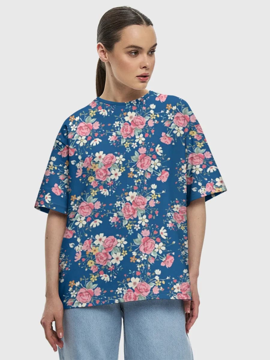 Women's oversized cotton T-shirt