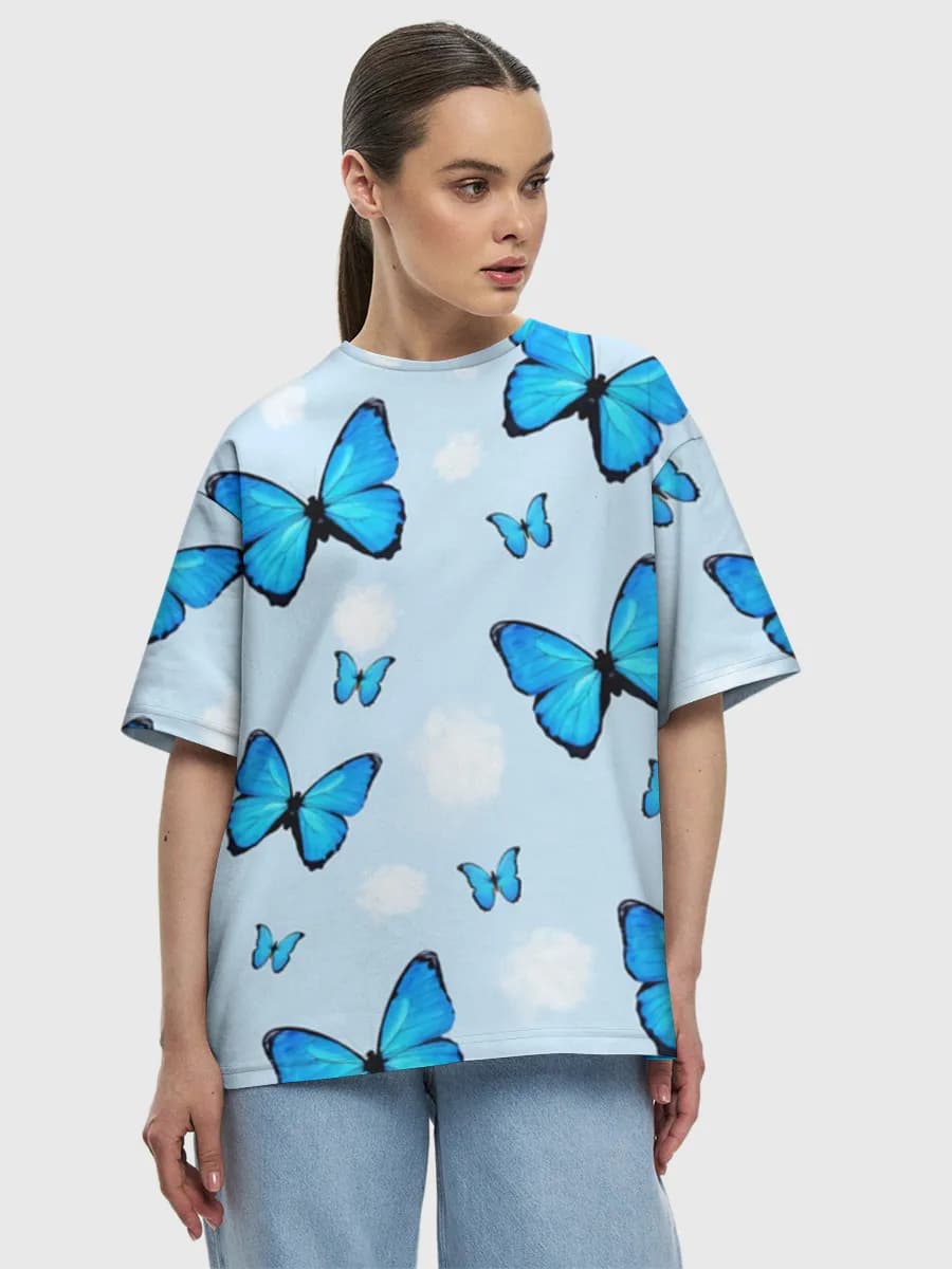 Women's oversized cotton T-shirt