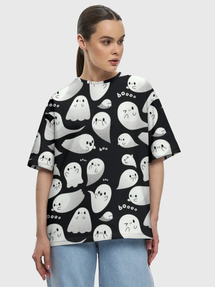 Women's oversized cotton T-shirt