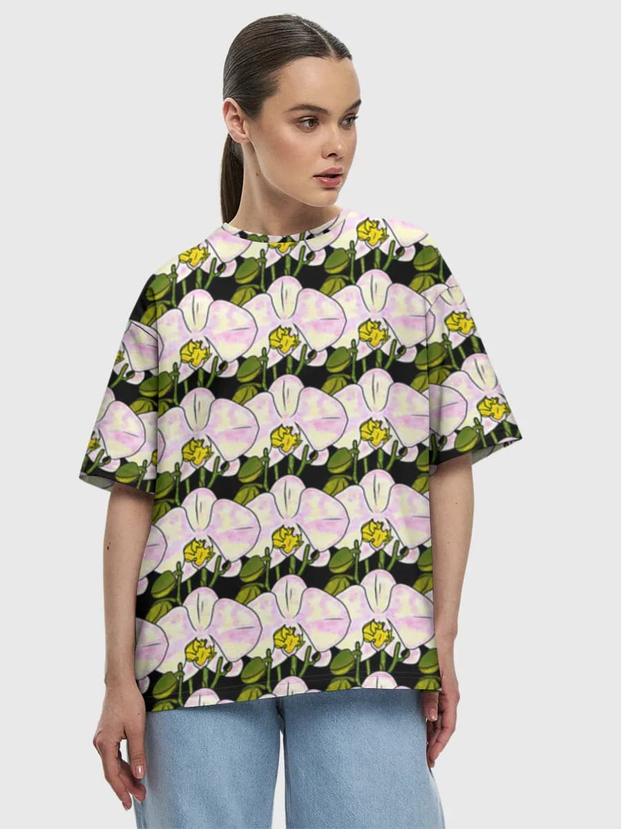 Women's oversized cotton T-shirt