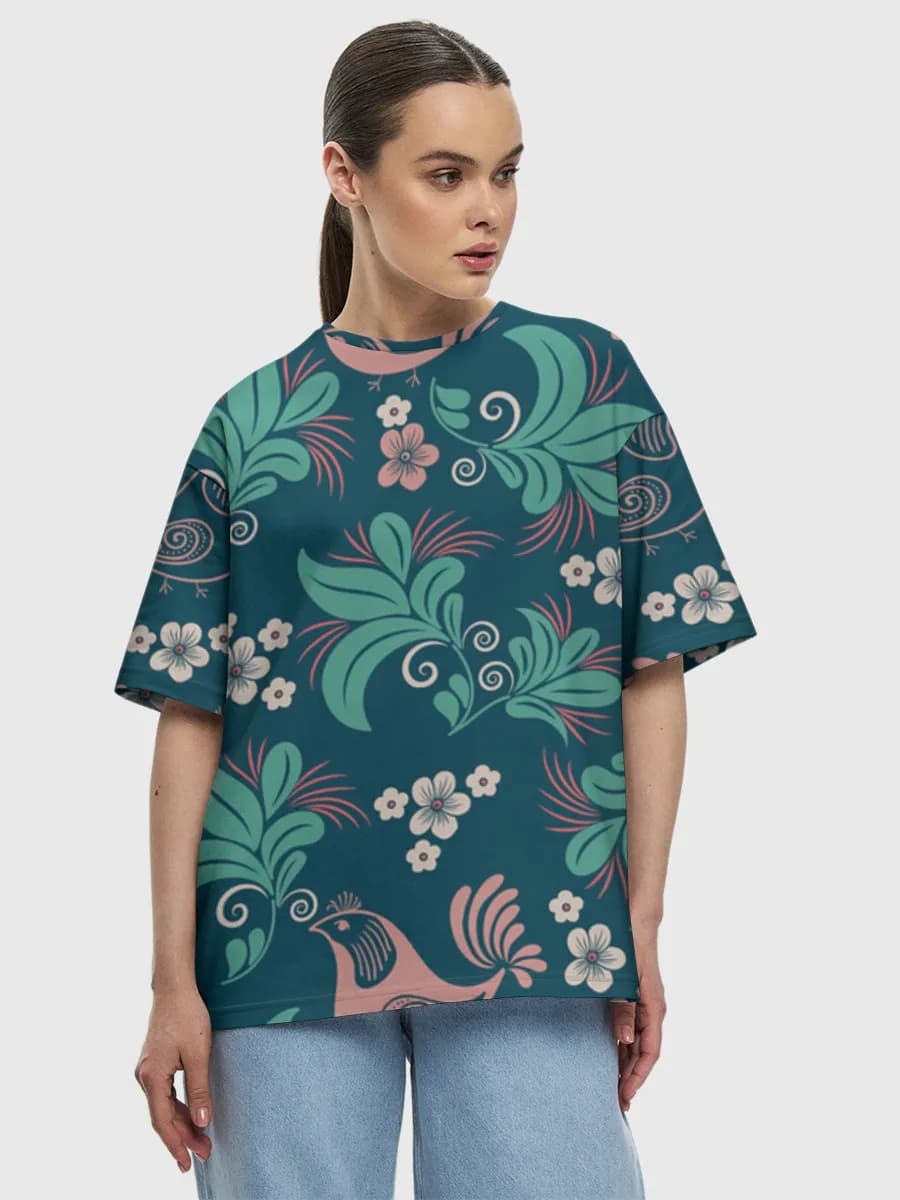 Folk Birds And Florals
