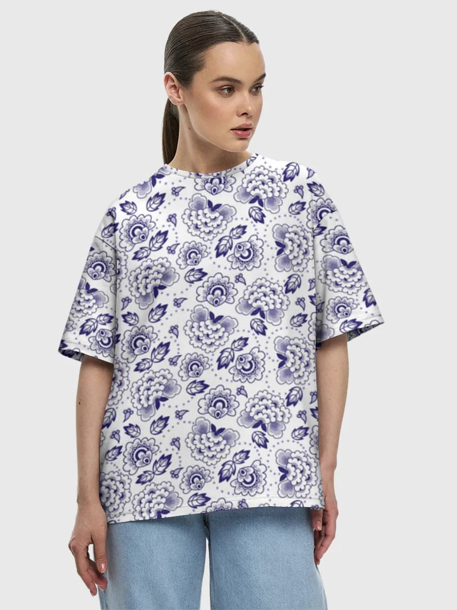 Blue Vintage Floral
