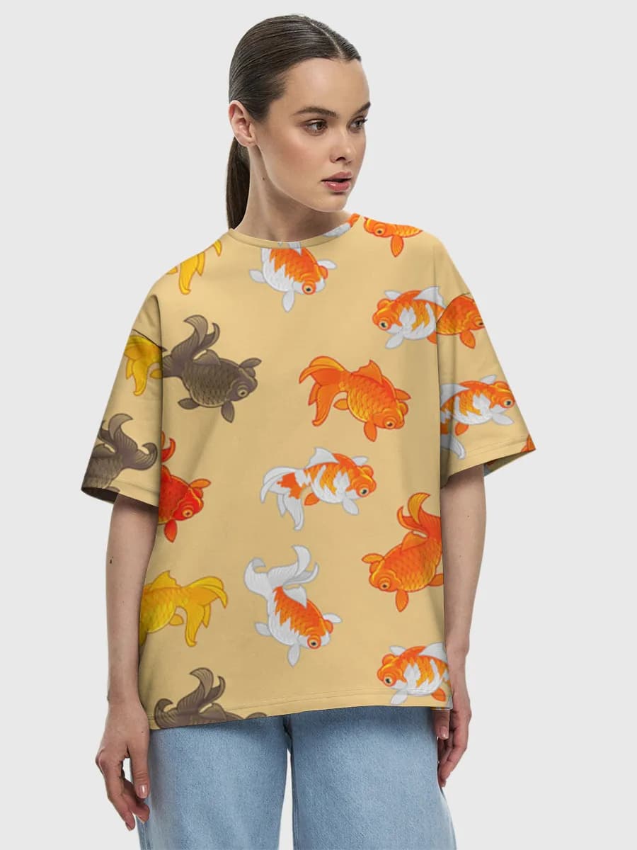 Colorful Koi Fish Swim
