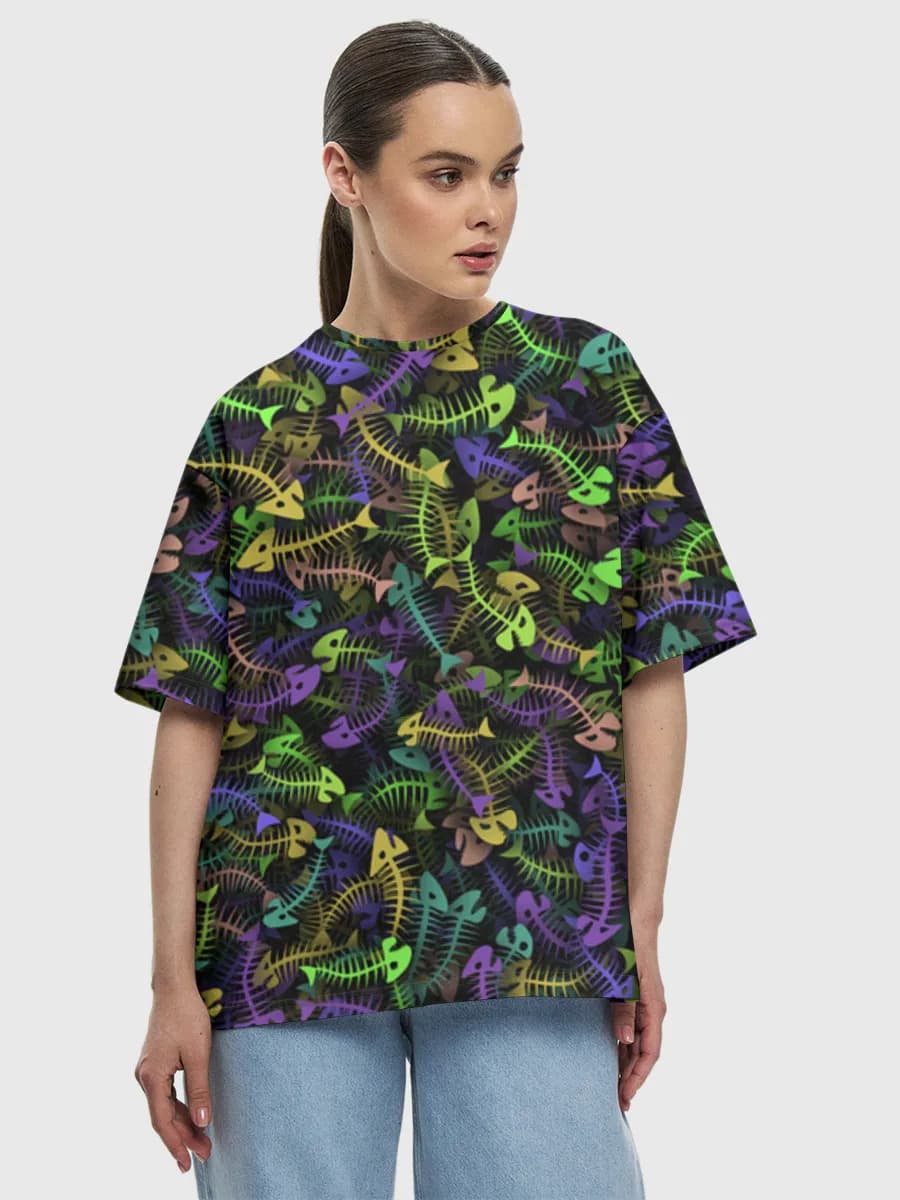 Women's oversized cotton T-shirt