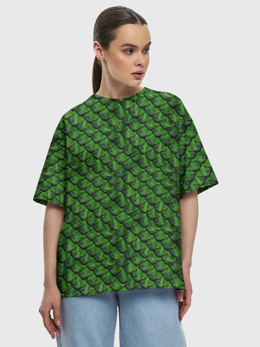 Women's oversized cotton T-shirt