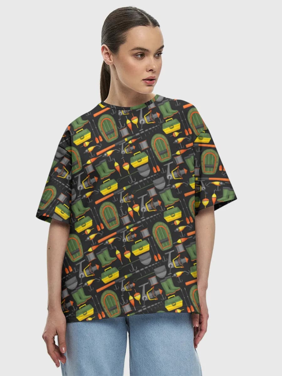 Women's oversized cotton T-shirt