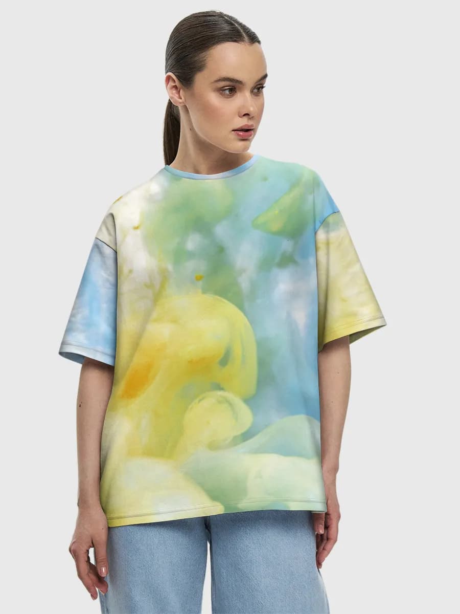 Women's oversized cotton T-shirt