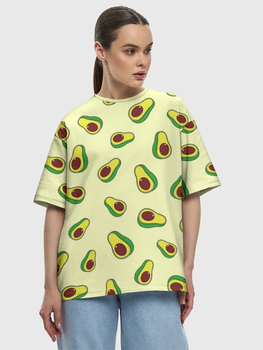 Women's oversized cotton T-shirt