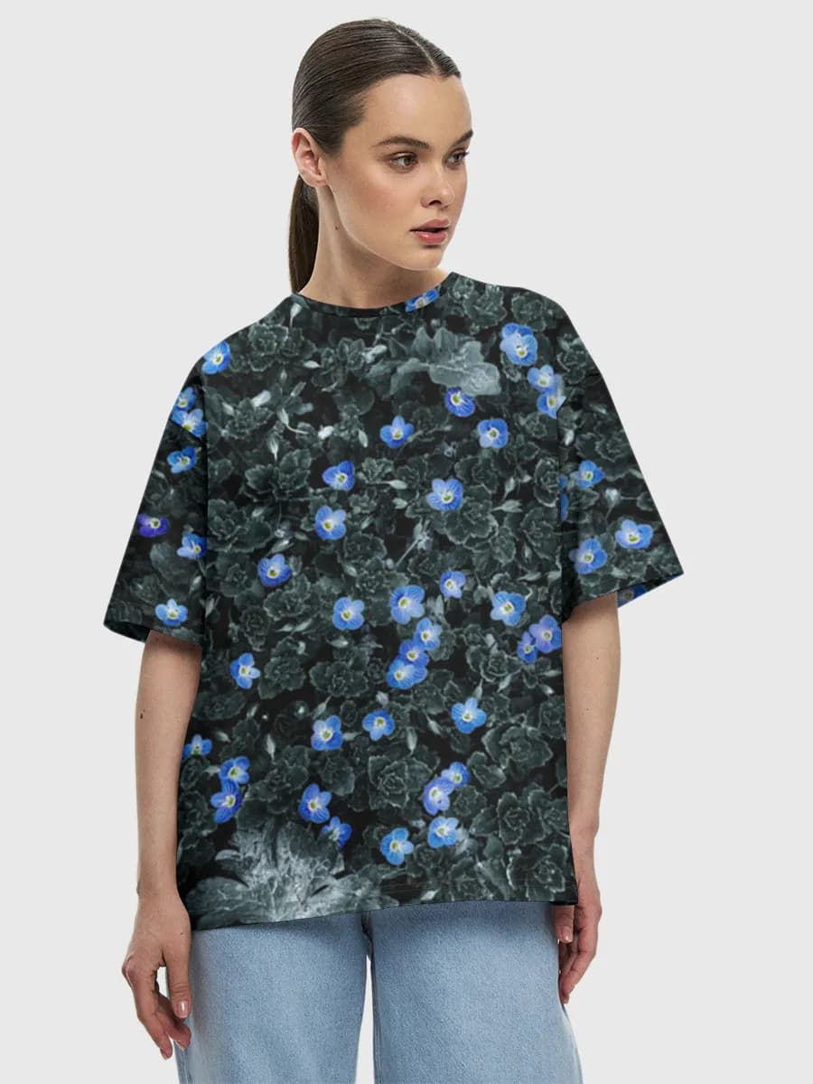 Women's oversized cotton T-shirt