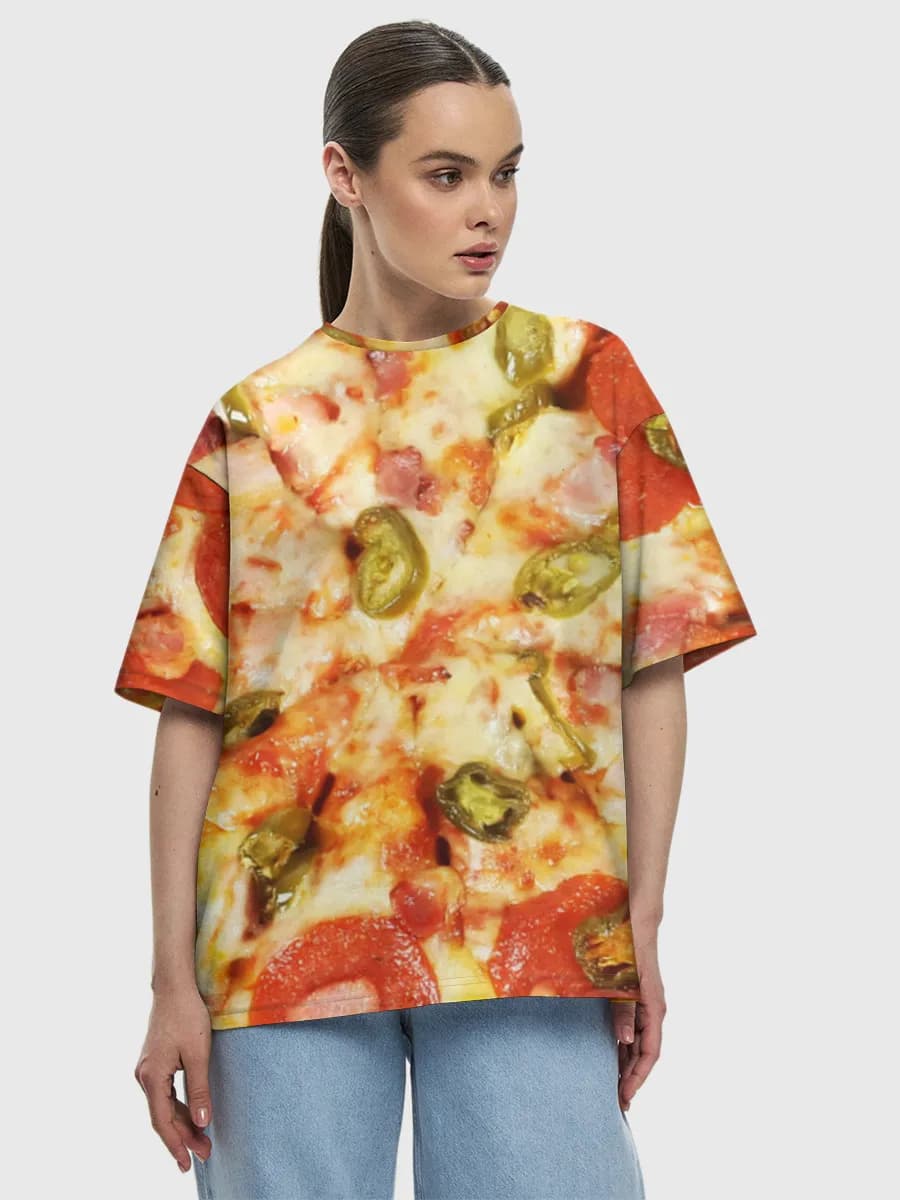 Women's oversized cotton T-shirt