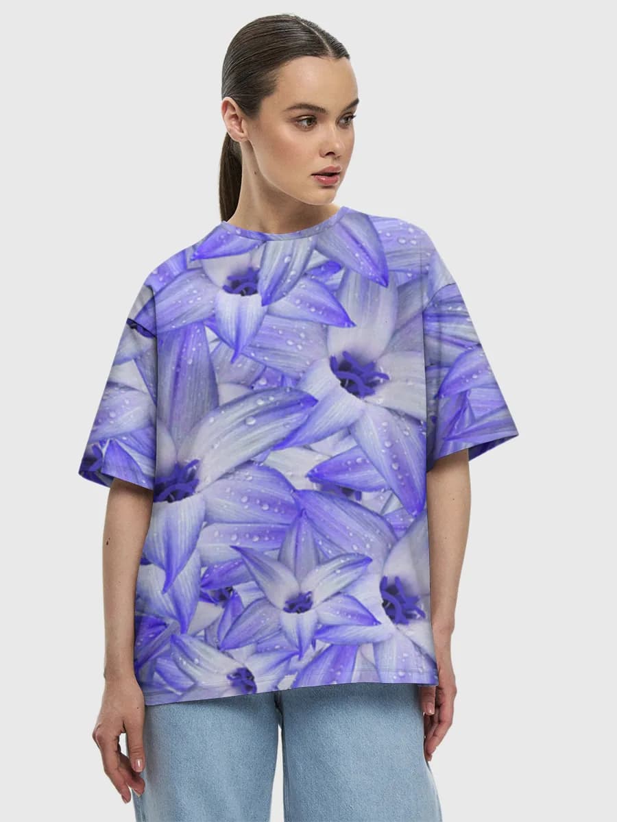 Women's oversized cotton T-shirt