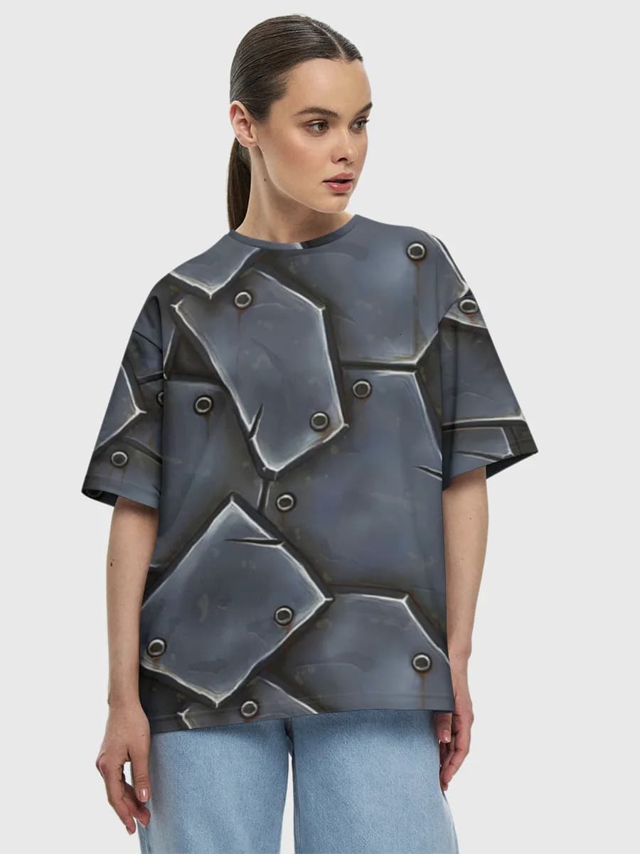 Women's oversized cotton T-shirt