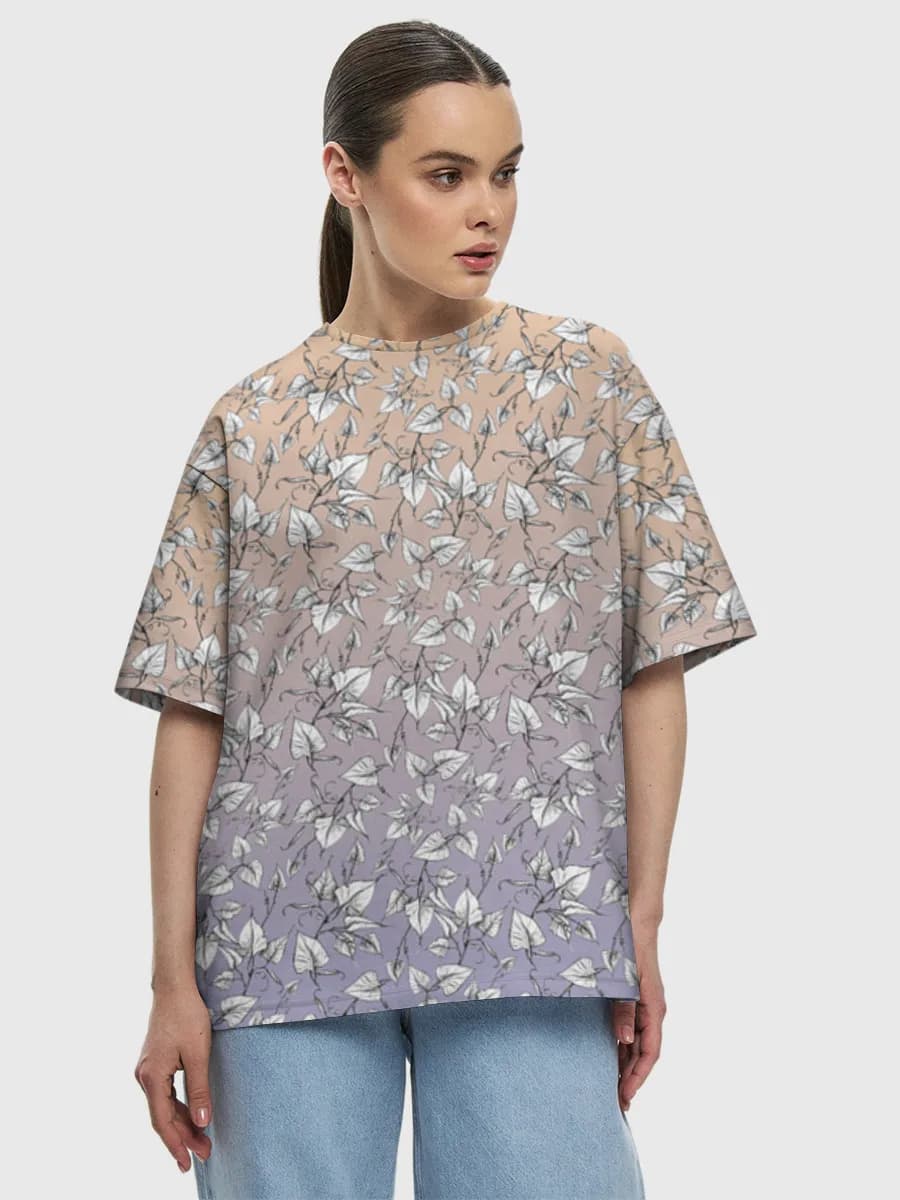 Women's oversized cotton T-shirt