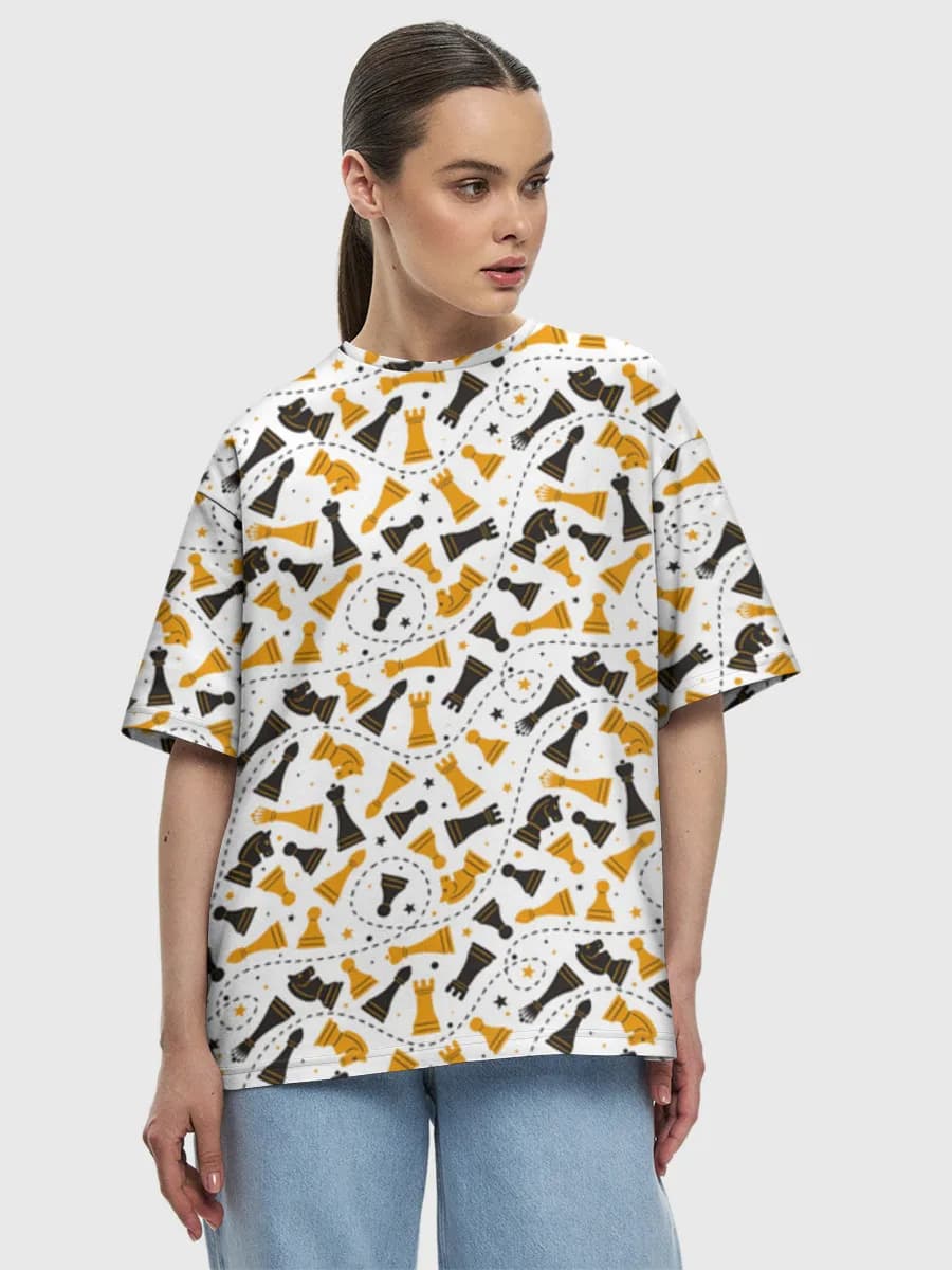 Women's oversized cotton T-shirt