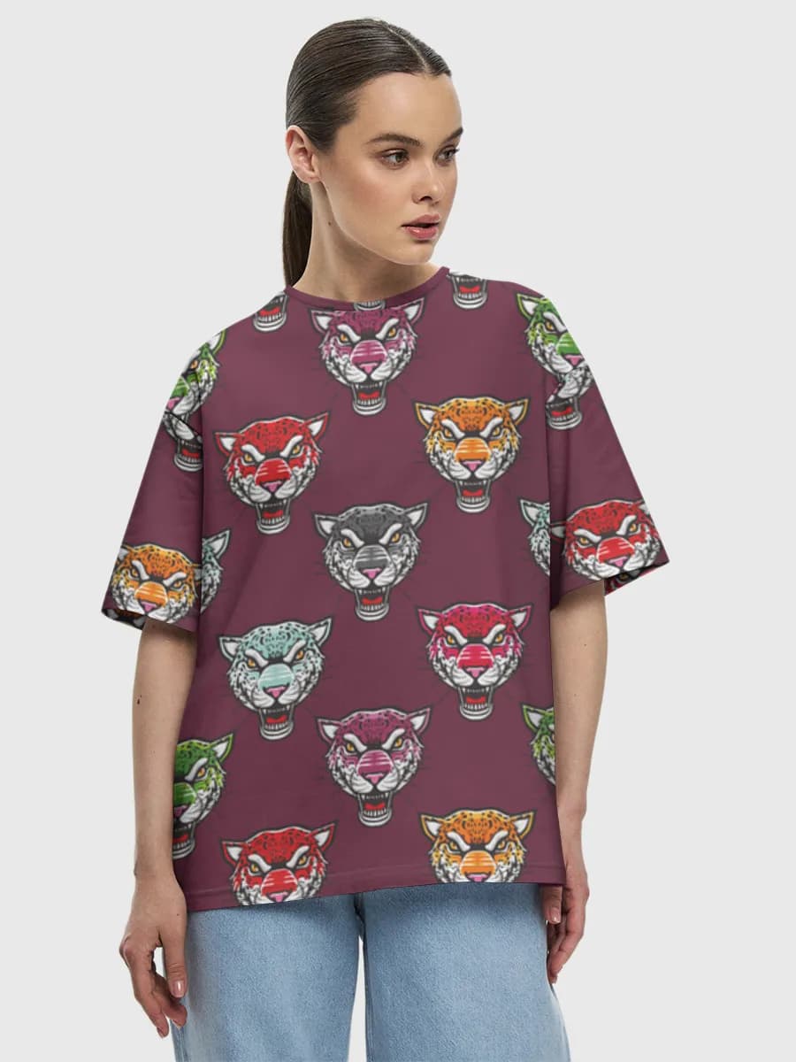Women's oversized cotton T-shirt
