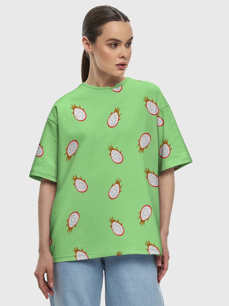 Women's oversized cotton T-shirt
