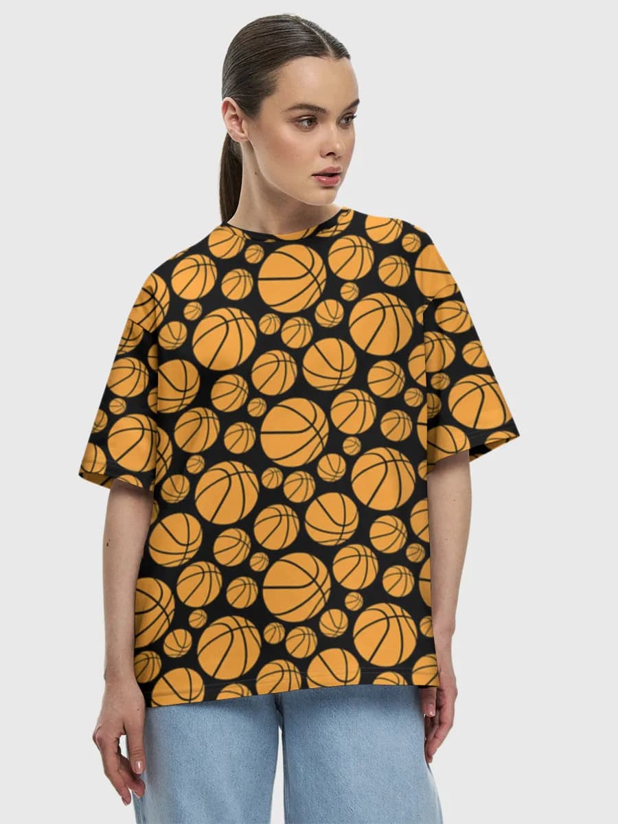 Women's oversized cotton T-shirt