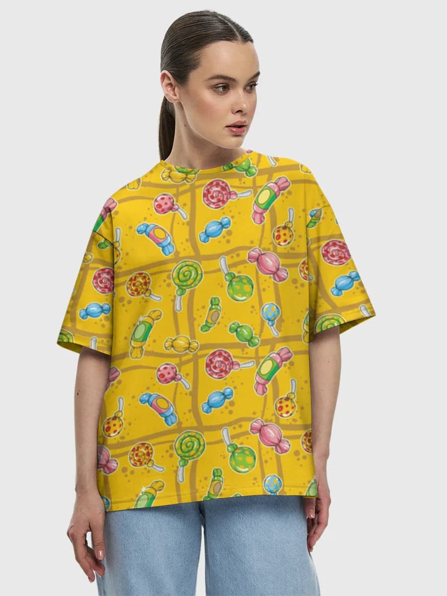 Women's oversized cotton T-shirt