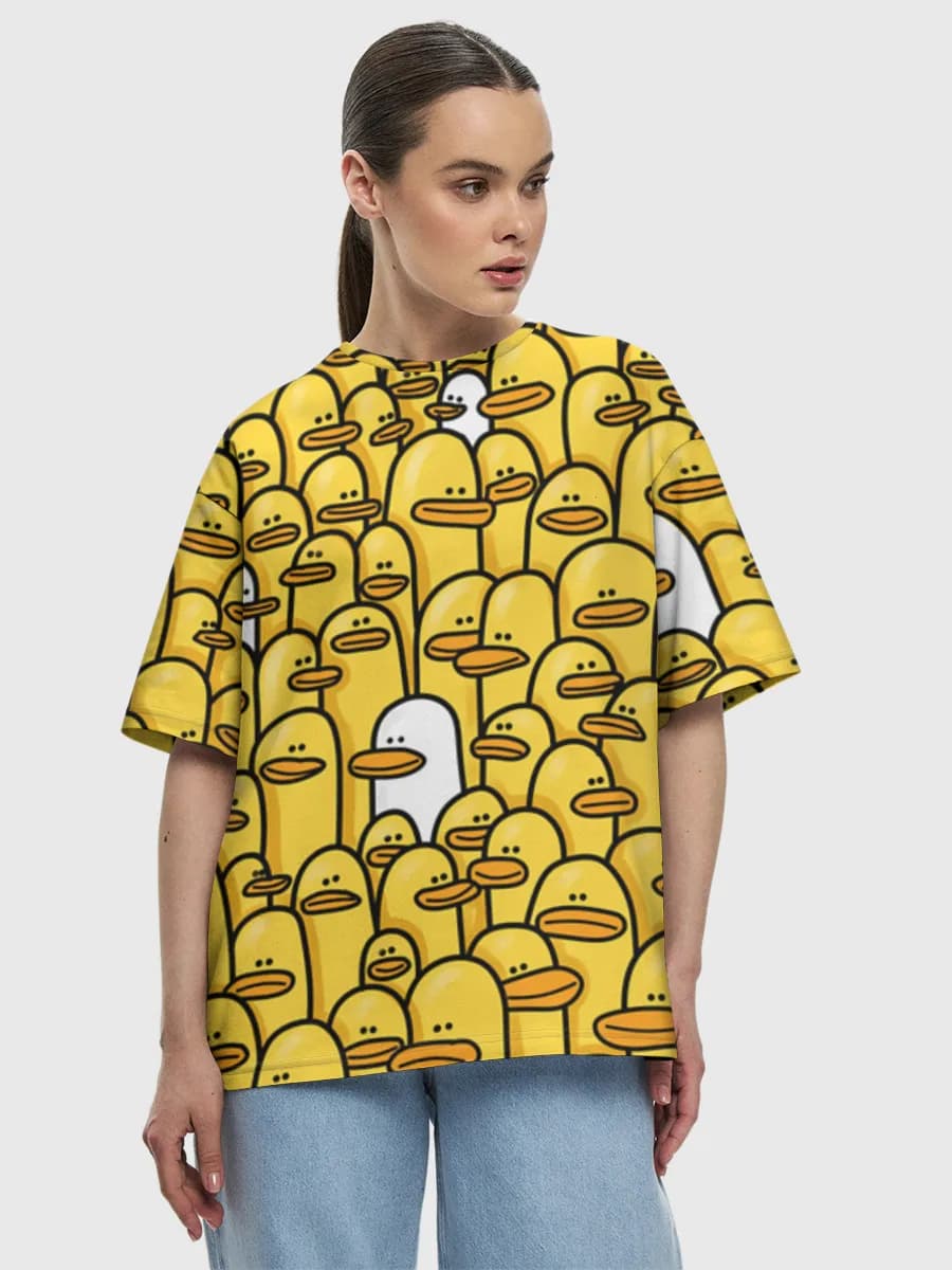 Crowd Of Cute Ducks