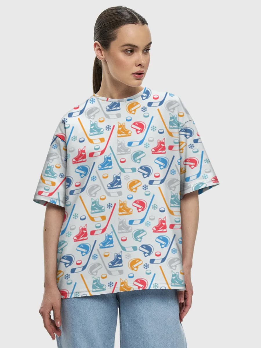 Women's oversized cotton T-shirt