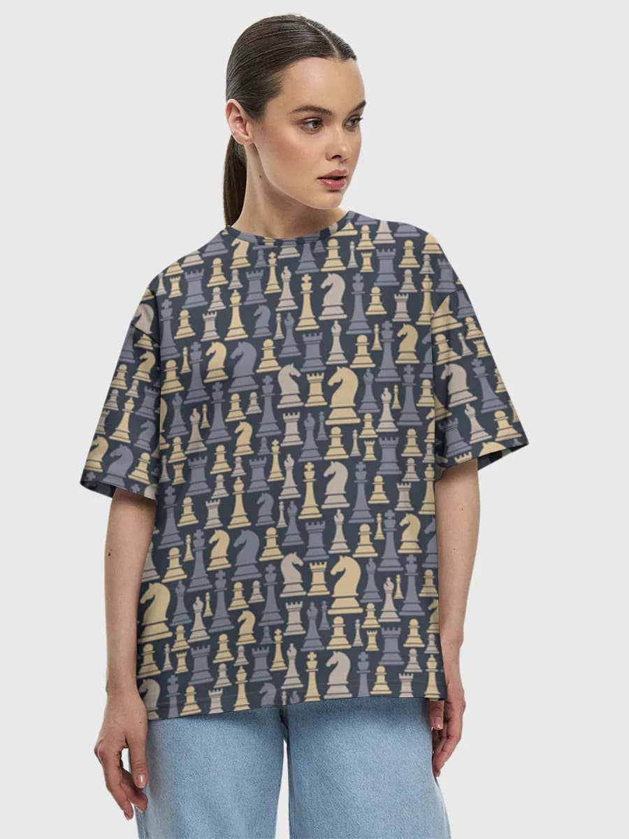 Women's oversized cotton T-shirt