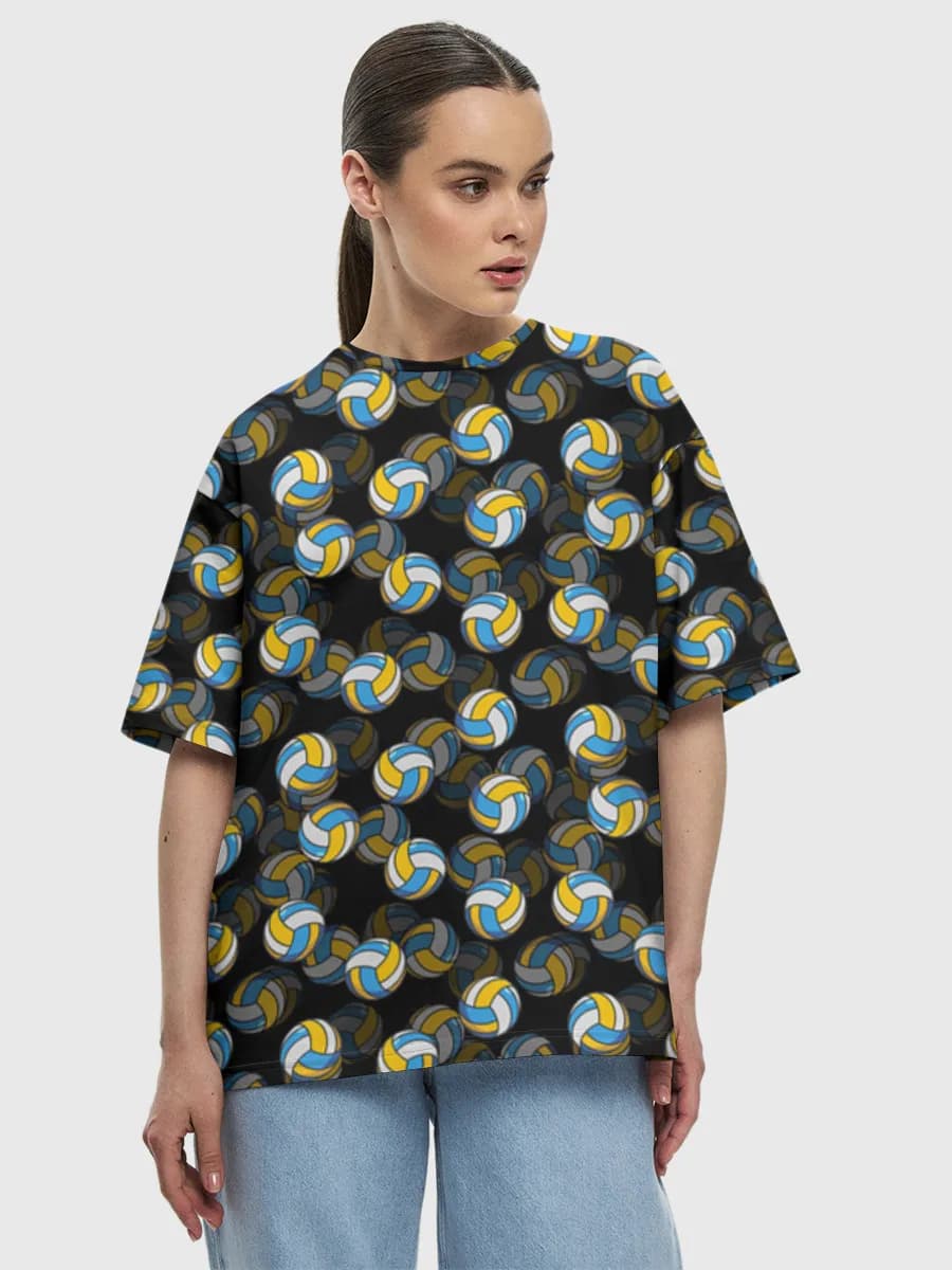 Women's oversized cotton T-shirt