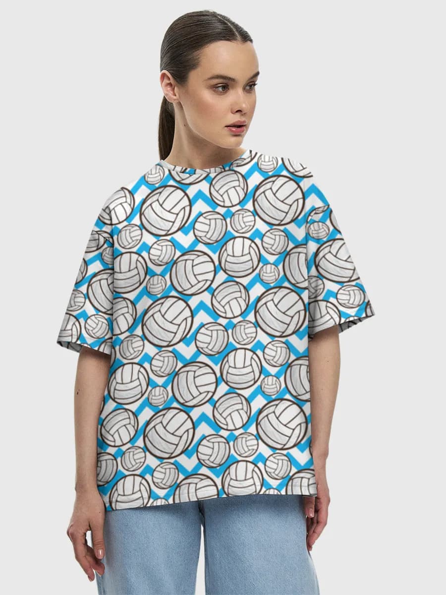 Women's oversized cotton T-shirt