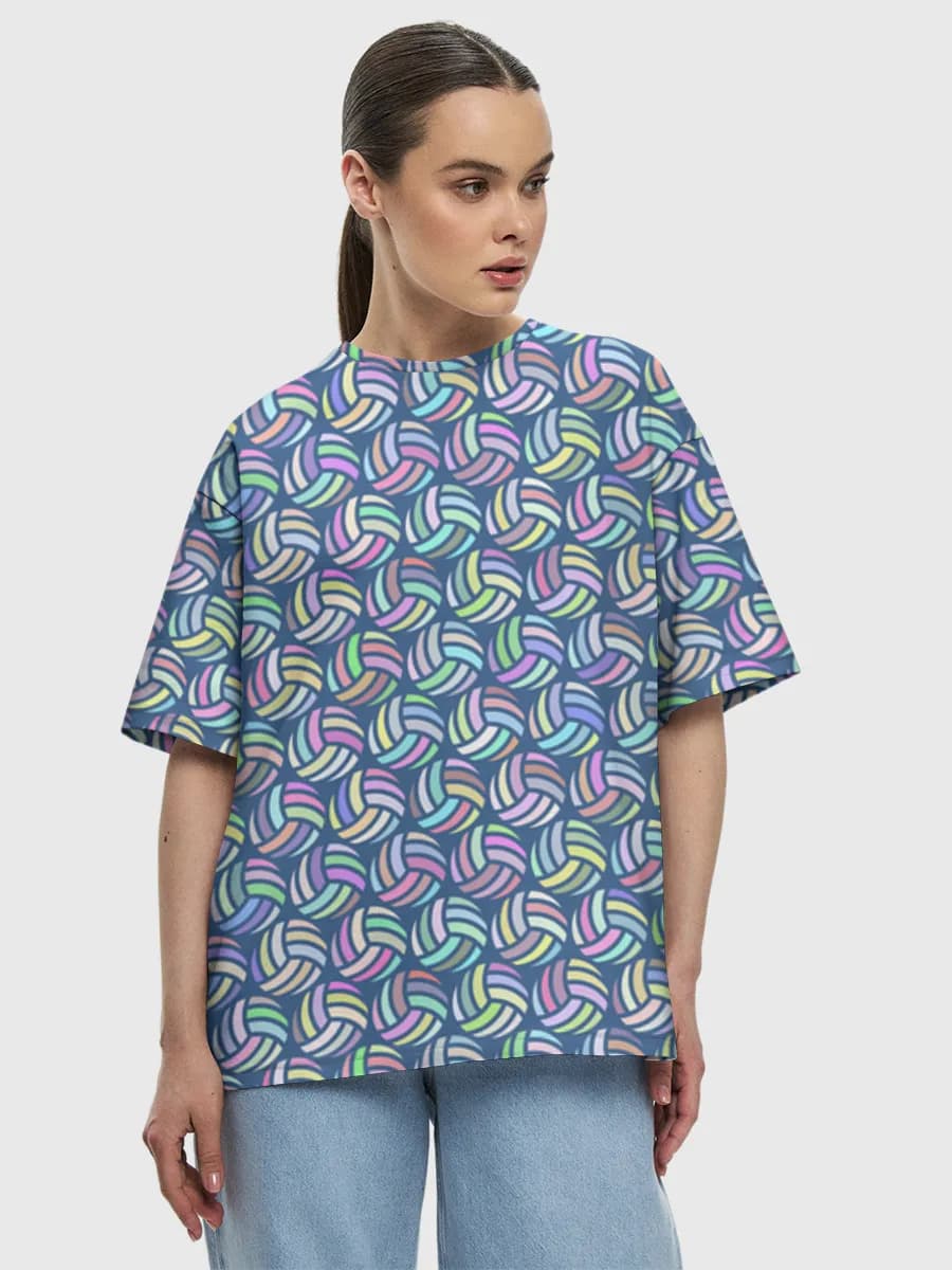 Women's oversized cotton T-shirt