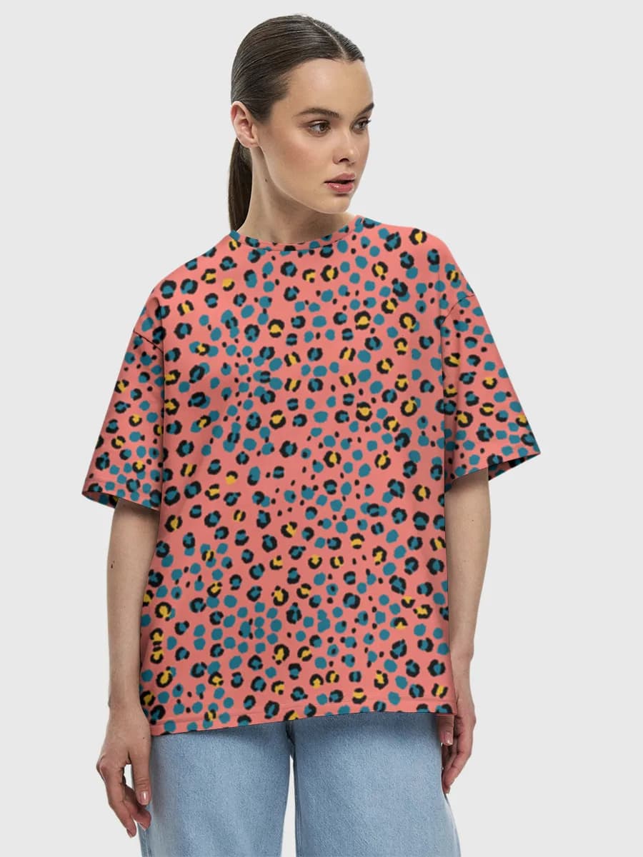 Women's oversized cotton T-shirt