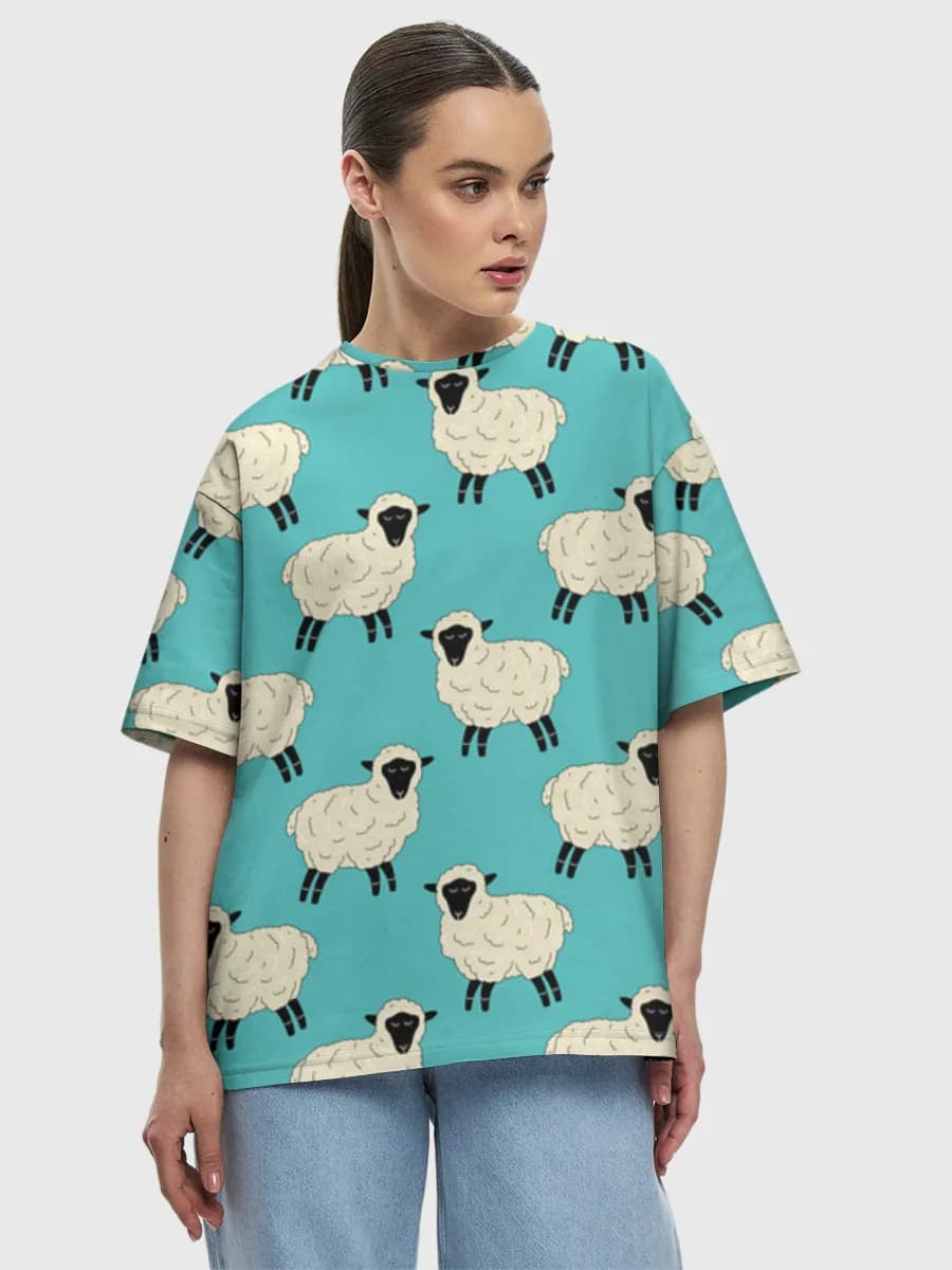 Cute Sheep Illustration