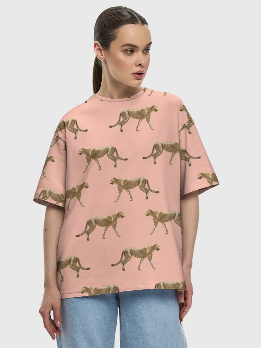 Women's oversized cotton T-shirt