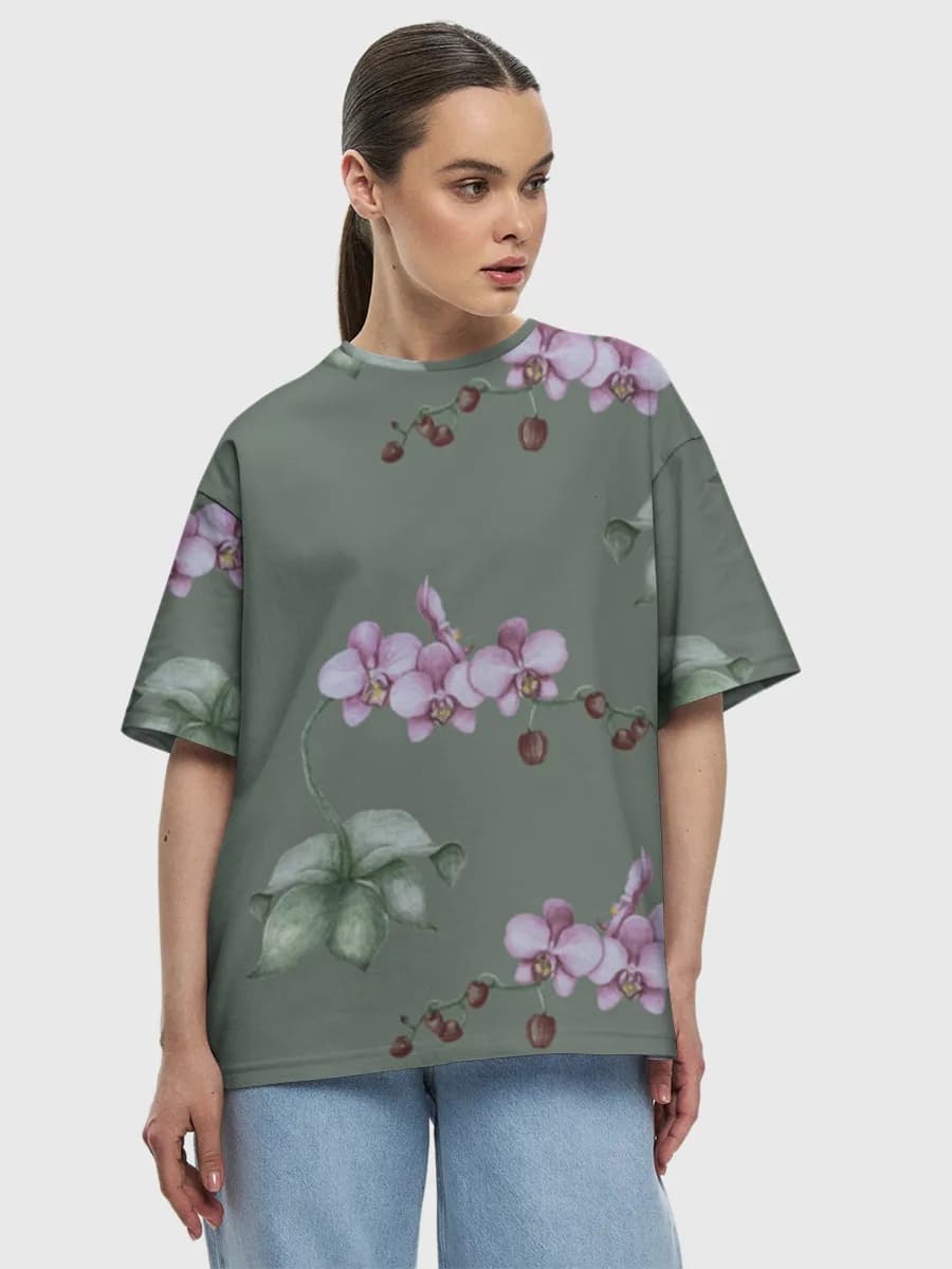Women's oversized cotton T-shirt